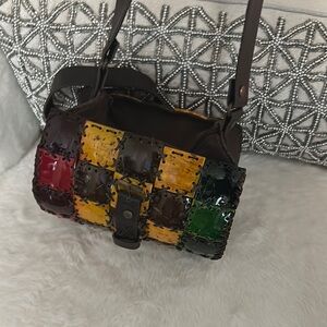 Patchwork Multicolor Shoulder Bag